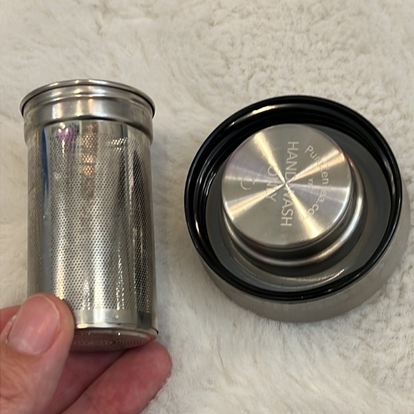 Pure Zen glass tea tumbler 13oz with neoprene sleeve & stainless steel infuser - Picture 10 of 10